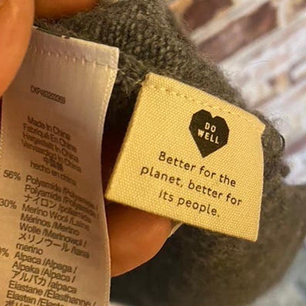 Madewell Cozy Walker Cozy Alpaca Wool Blend Open Cardigan w Pockets - Picture 8 of 10